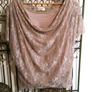 Tank with Lace overlay